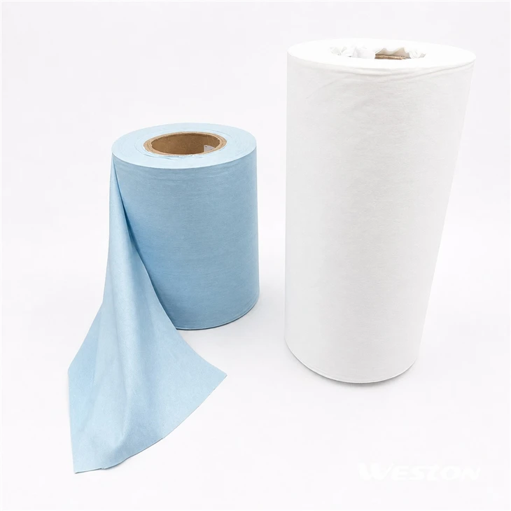 Water-Resistant Spunlace Fabric rolls of 2 types of Color